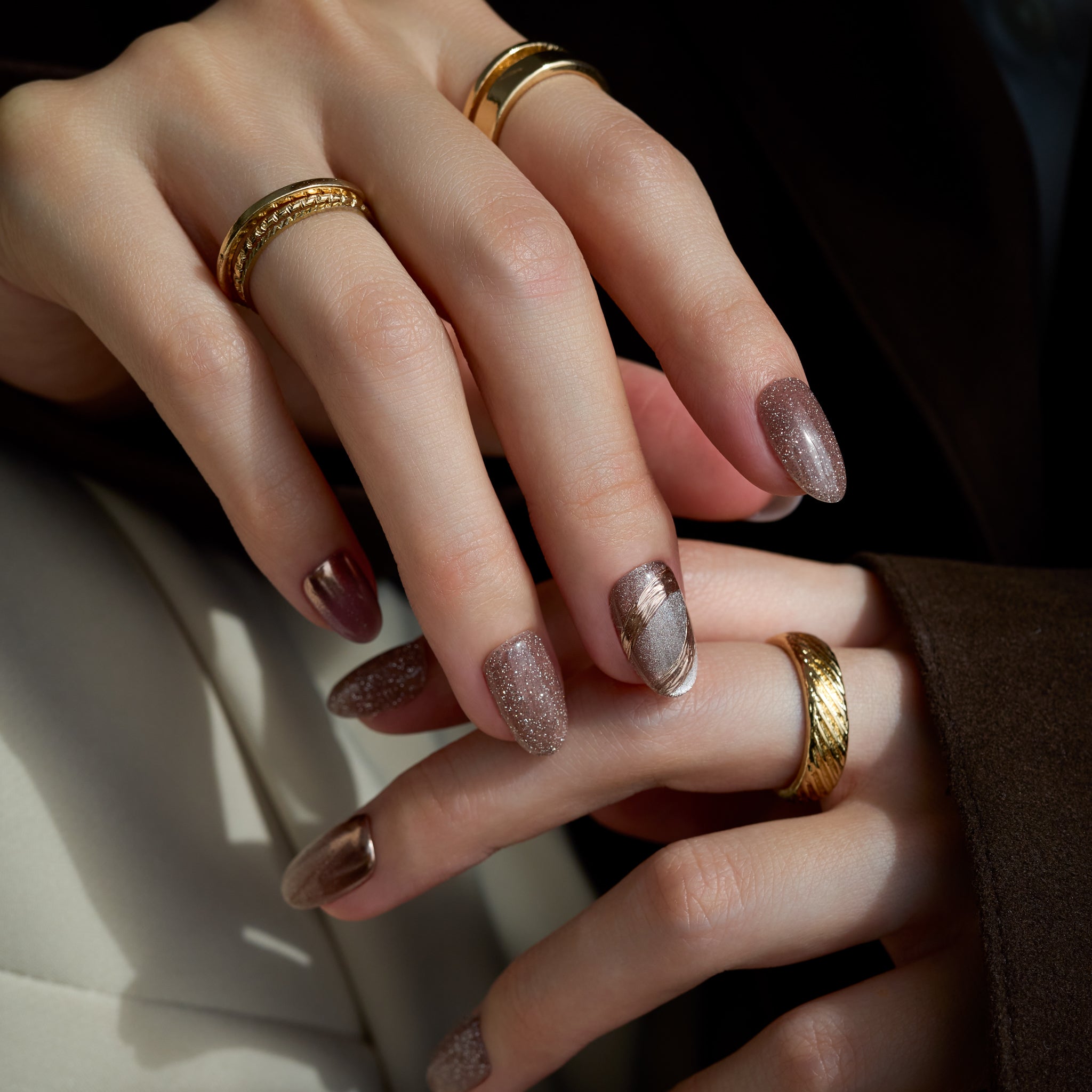 【未使用新品】EVER NAIL Gold Moon オーバル 未使用新品】EVER NAIL Gold Moon オーバル ホワイトメタルオーロラ