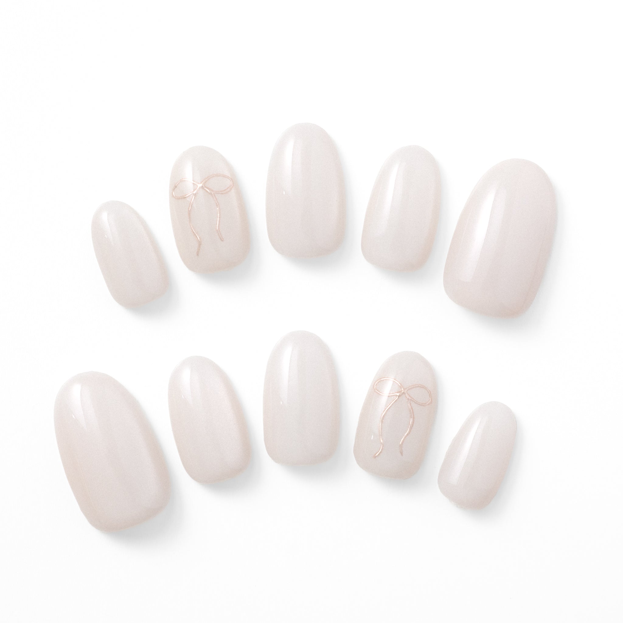 K Tulle White Peach