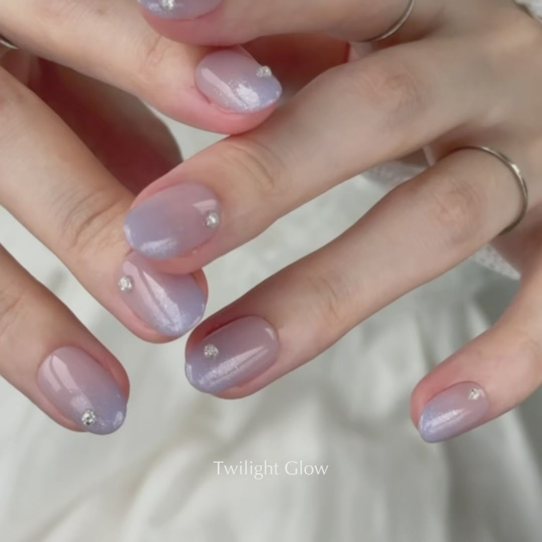 EVERNAIL エバーネイル K Navy Tulle Glow オーバル K Navy Tulle Glow