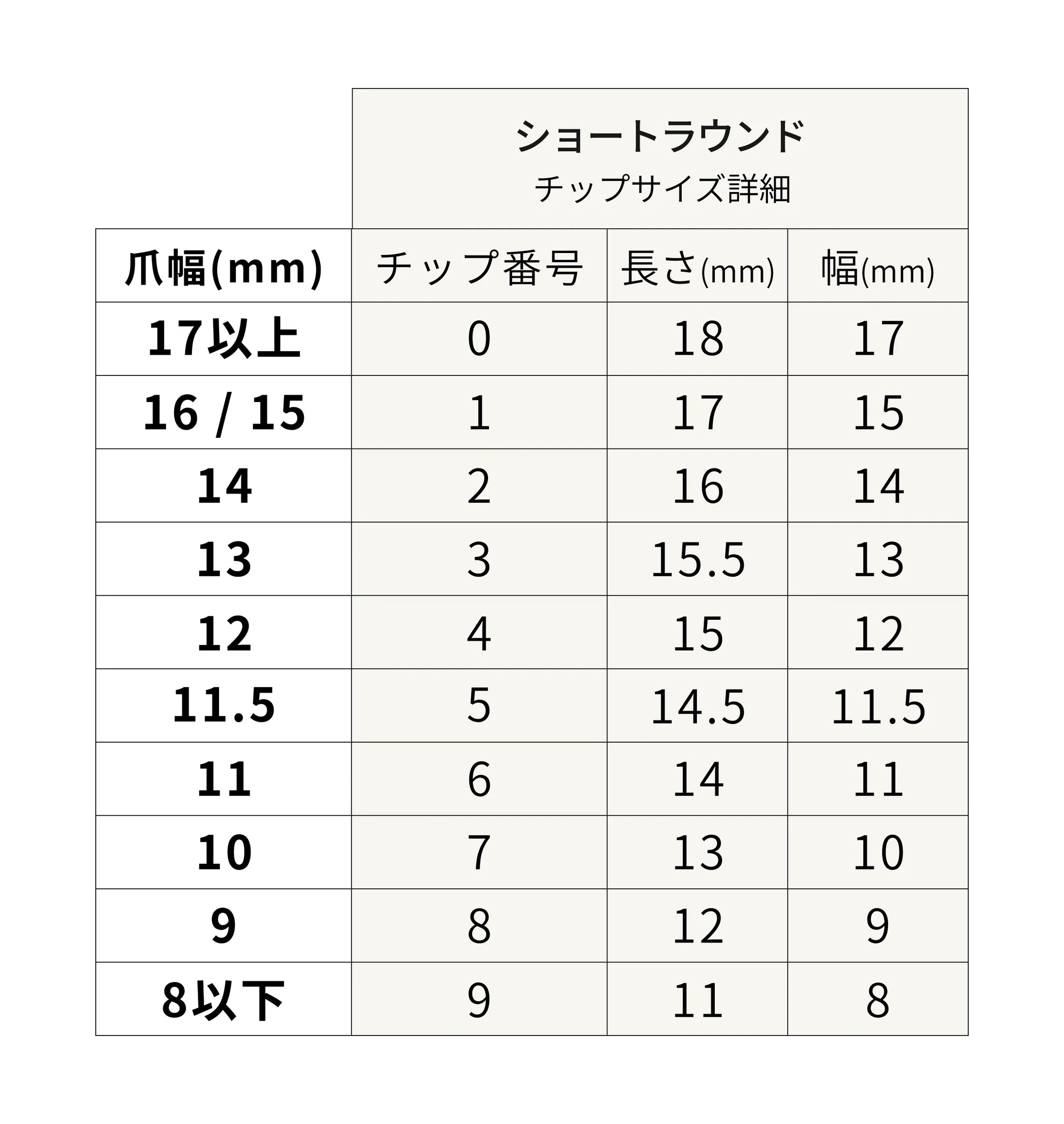 サイズ確認チップ(即日発送&実質無料) サイズ確認チップ(即日発送&実質無料)